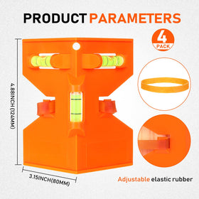 Tellegloww foldable post level demonstrates compact storage and easy transport.