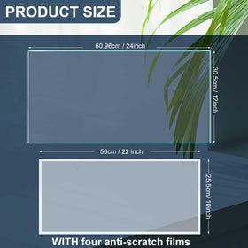 Tellegloww inner lens protector four-pcs for long-lasting cabinet visibility.