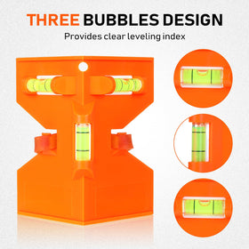 Tellegloww post level with three vials ensures precise readings.