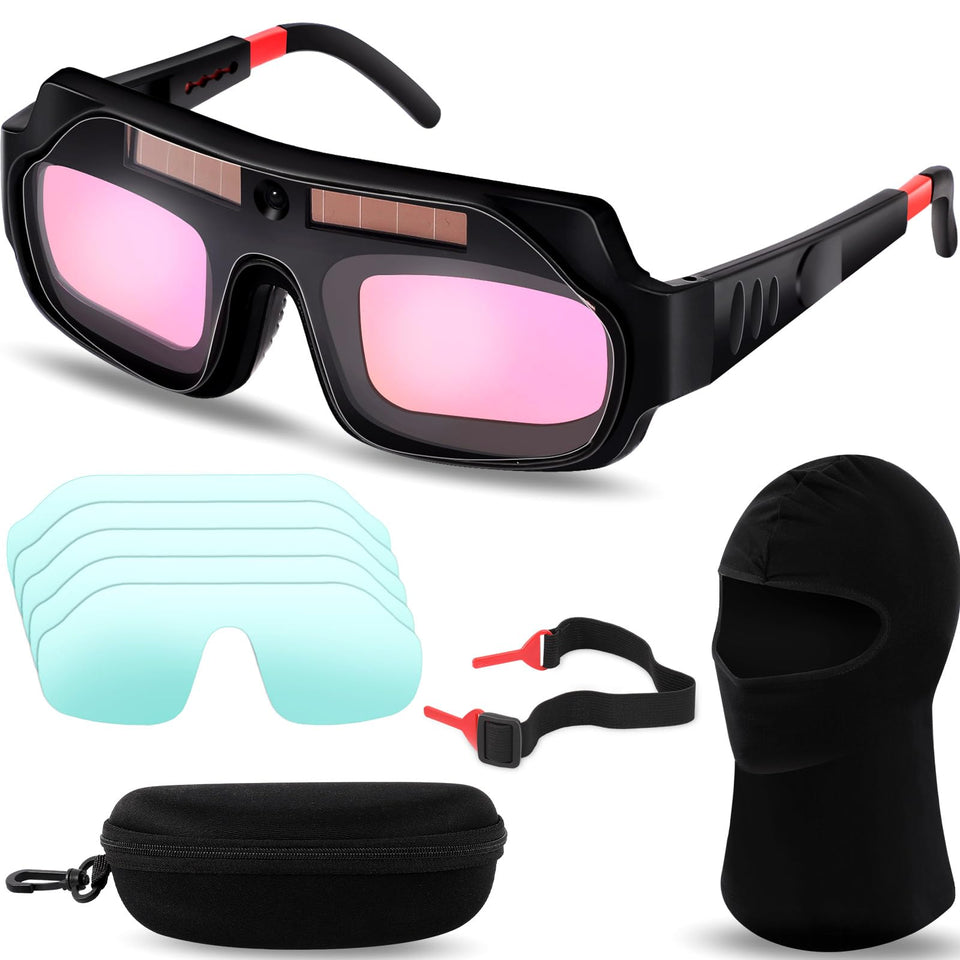 Tellegloww welding glasses kit protects eyes during precision welding tasks