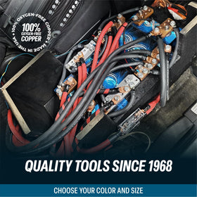 TEMCo 2AWG welding cable ready for RV, solar, and winch power leads