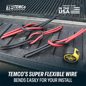 TEMCo Easy-Flex copper conductor close-up showing OFC strands