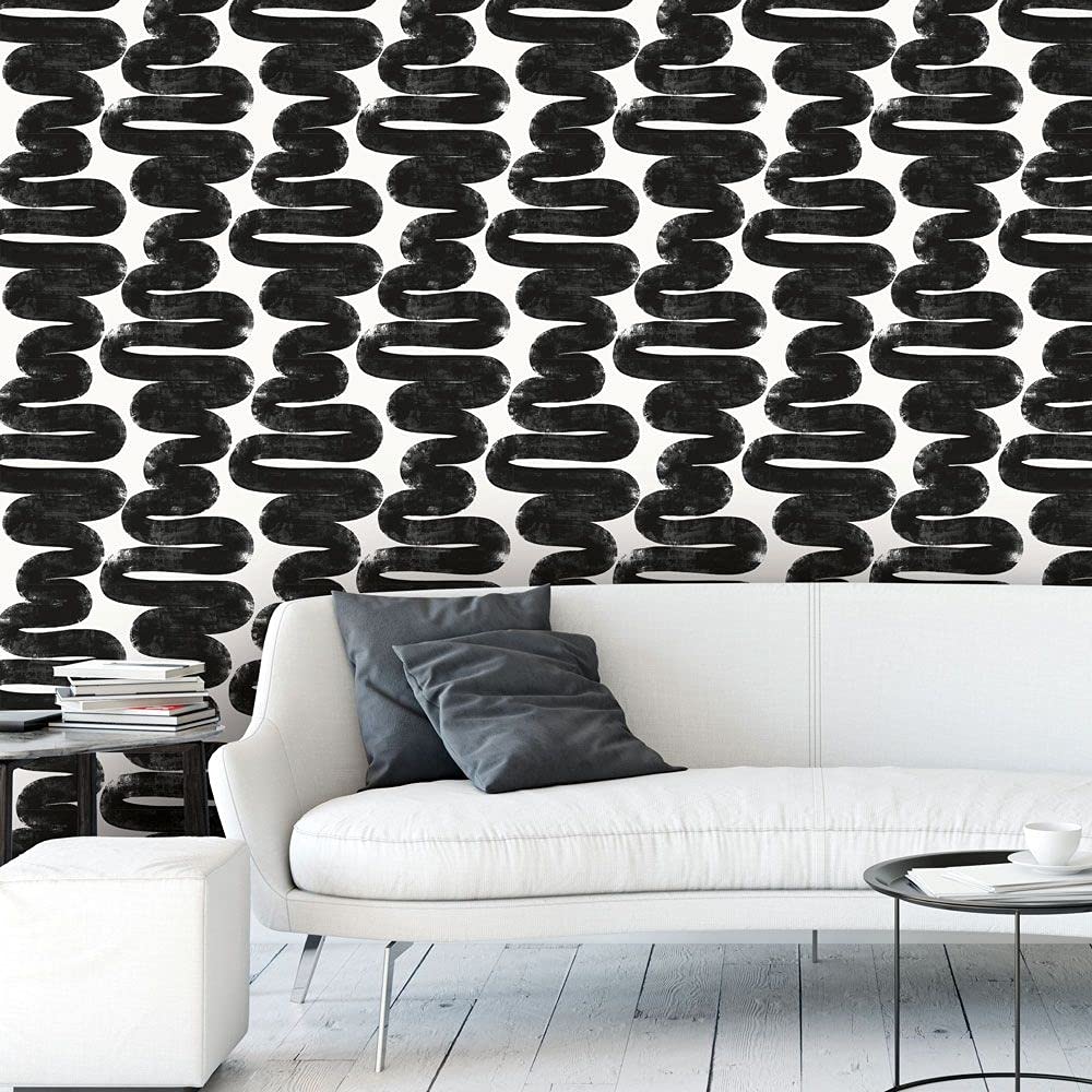 Moisture-resistant wallpaper suitable for bathrooms or kitchens.