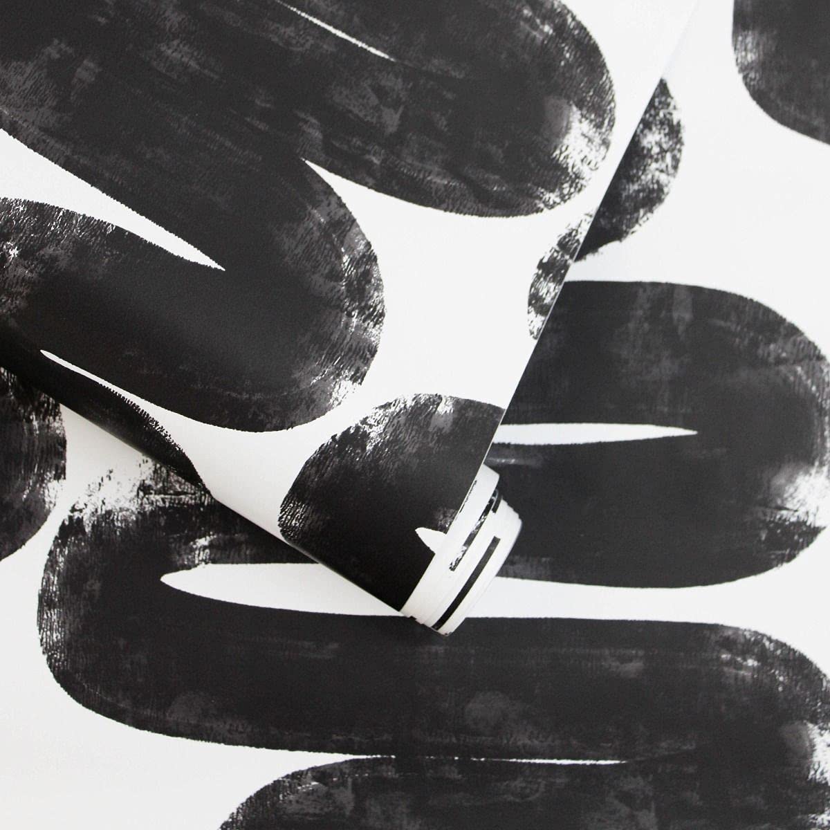 Removable peel-and-stick design by Tempaper Bobby Berk for easy updates.