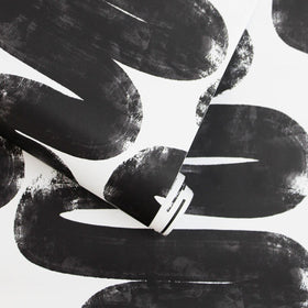 Removable peel-and-stick design by Tempaper Bobby Berk for easy updates.