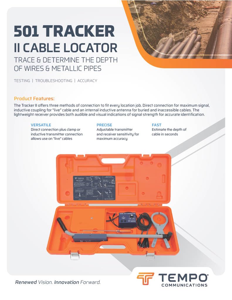 TEMPO 501 buried wire trace capability supports fast pathfinding