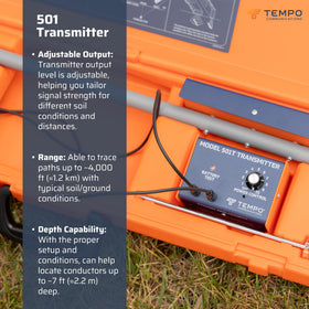 TEMPO 501 inductive clamp locates lines without direct connection