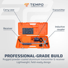 TEMPO 501 Tracker II receiver assembly for quick path and depth confirmation