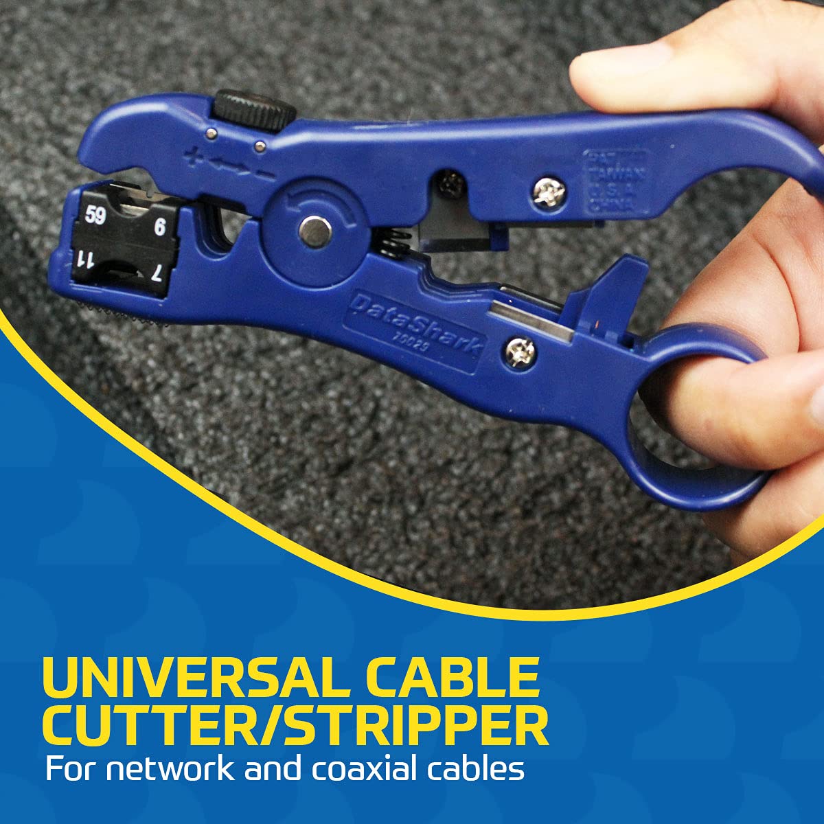 TEMPO DataShark 70029 cuts Cat5 Cat6 cables precisely for reliable terminations