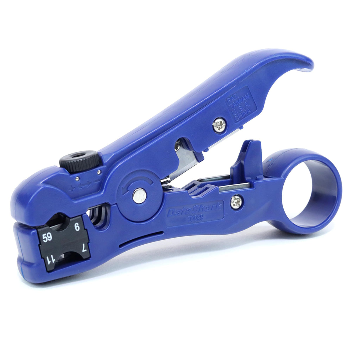 TEMPO DataShark 70029 universal cutter/stripper handling flat and round cables for clean prep