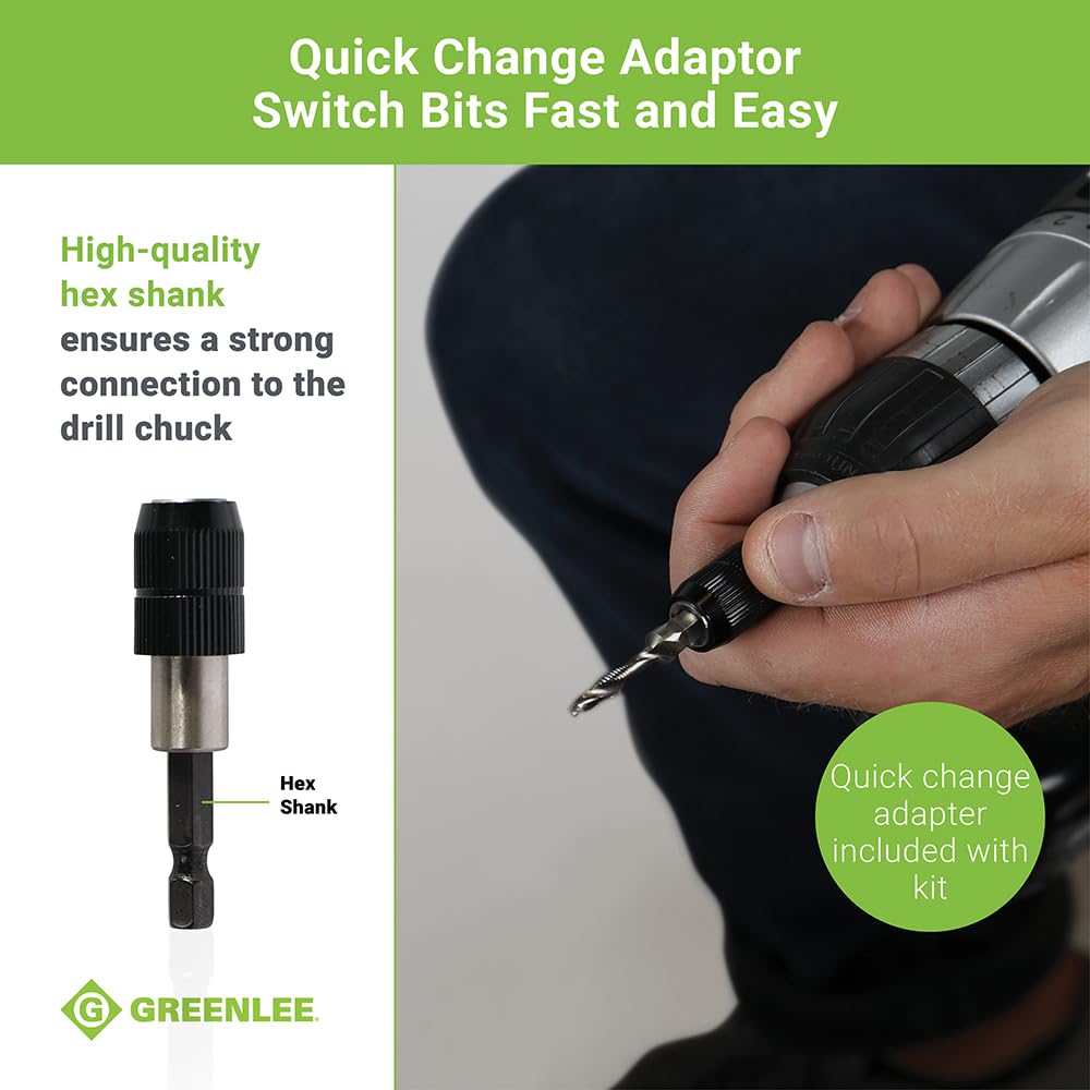 Quick change adaptor speeds setup and task switching.