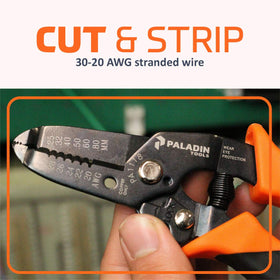 Adjustable mechanism on TEMPO Paladin PA1118 for 20-30 AWG wires