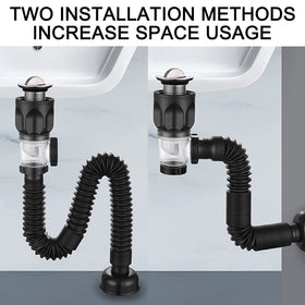 Tempsnow deodorant-core drain blocks odors while allowing drainage