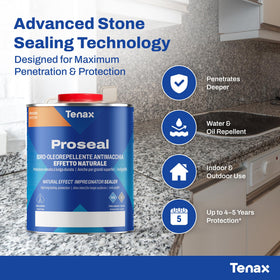 Tenax Proseal countertop sealing demonstrates even application