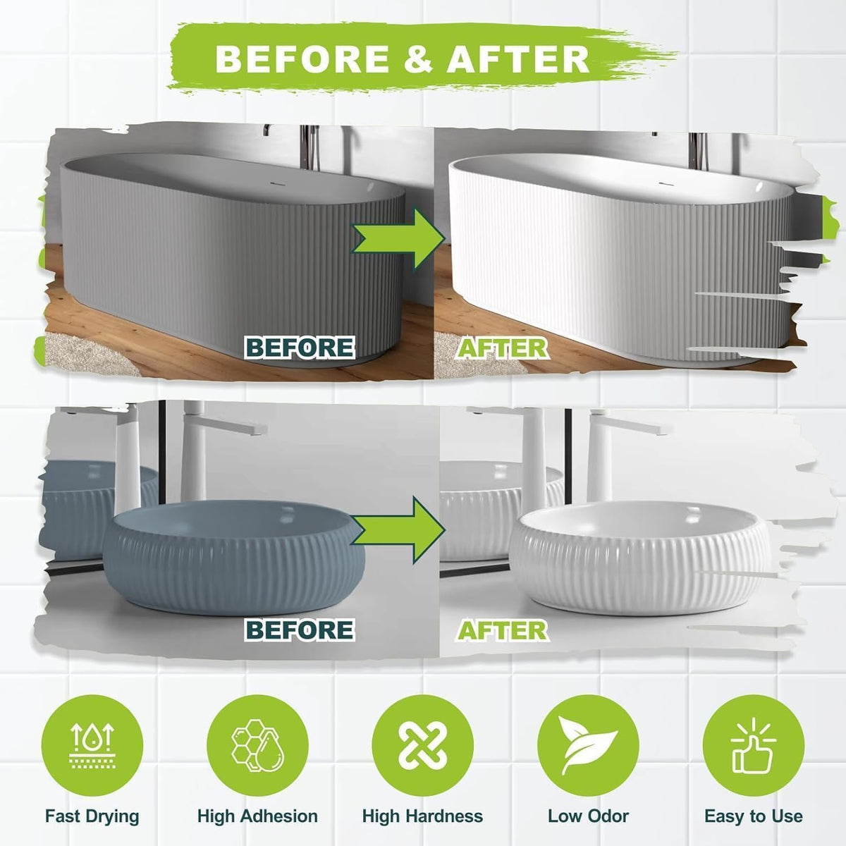 Tenee coverage up to 25-30 sq ft for small bathrooms