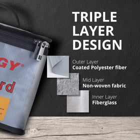 Tenergy LiPo Bag charging hole demonstrates secure, low-oxygen charging access