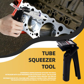 Ergonomic grip on the TENGBASE tool reduces fatigue during extrusion.