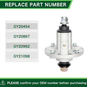 TENGMUJX mounting bolts included with spindle for easy DIY install