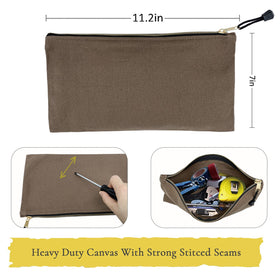 TENGYES portable canvas organizer is easy to carry on jobs and travel.