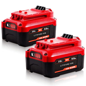 TenHutt Craftsman 20V battery pack front view highlighting long runtime