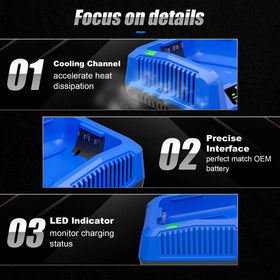 TenHutt KRC 840-03U compatible with Ko-balt 40V batteries.