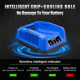 TenHutt KRC 840-03U rapid charging at up to 4A maximum.