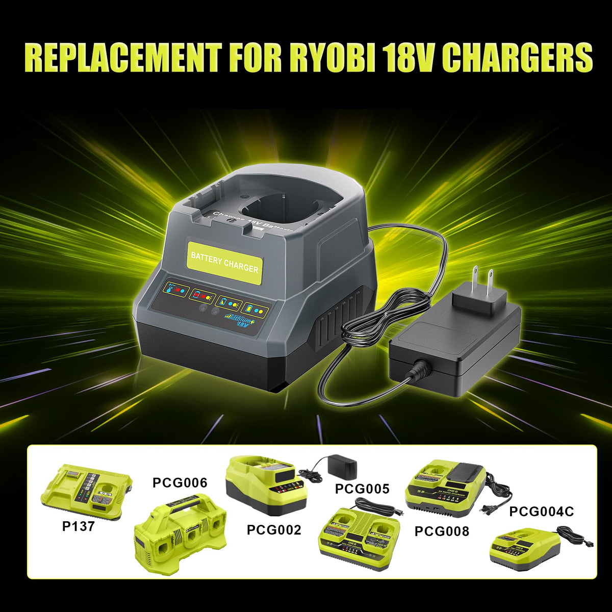 TenHutt P118 universal input supports 100-240V for global use.