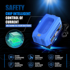 TenHutt replacement for Kobalt 40V charger LED status and safety features for reliable use