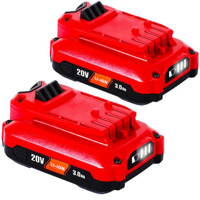 TenHutt Uprade 2Pack 20V battery set with LED charge indicator for Craftsman tools