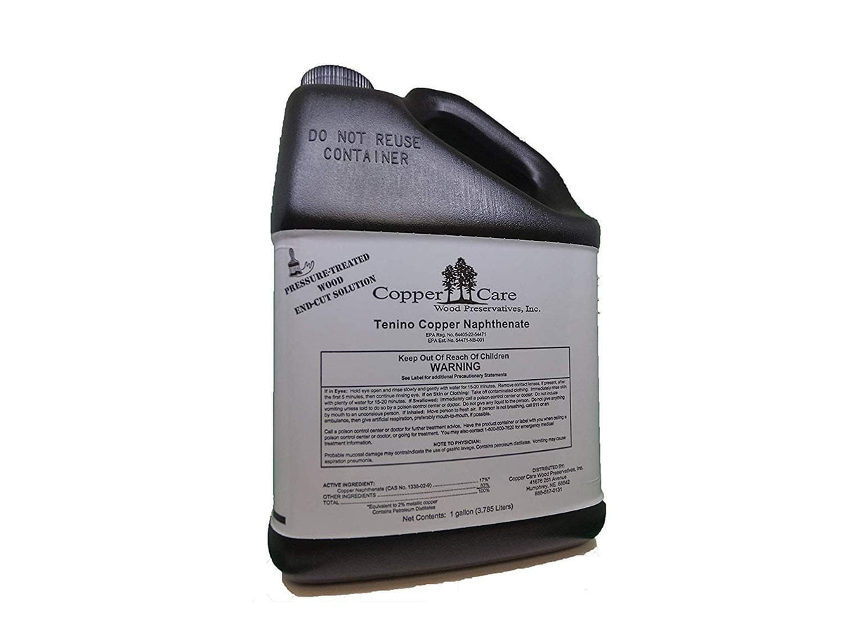 Tenino Copper Naphthenate end-cuts treatment on lumber