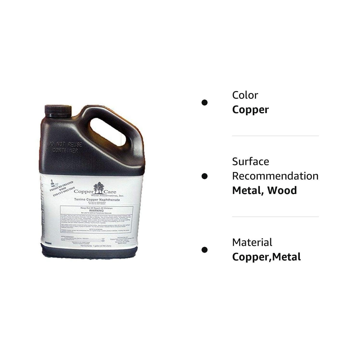 Tenino Copper Naphthenate used on outdoor decorative wood