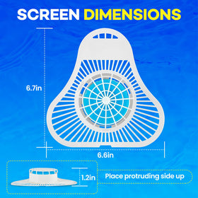 TENKAIWICK urinal screen anti-clogging feature helps prevent blockages.