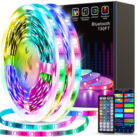 Tenmiro LED strip lights in a full-room setup for versatile mood lighting