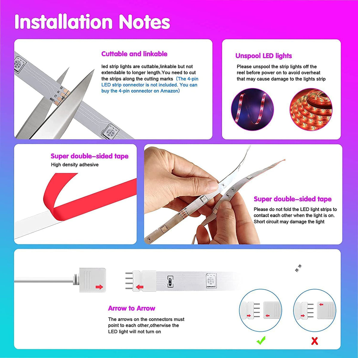 Tenmiro strip lights with 16 million colors for personalized scenes