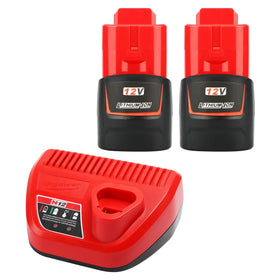 TENMOER 12V 3.0Ah battery front view for reliable power on DIY projects