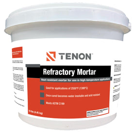 Tenon Refractory Mortar bag, ready-to-use mix for fast fireplace prep.