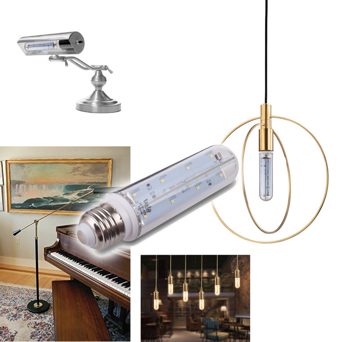 Tento Lighting curio cabinet bulb brightens collectibles with natural white glow