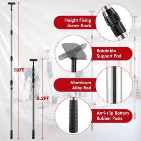 Teodute 10ft pole extended for tall room installations.