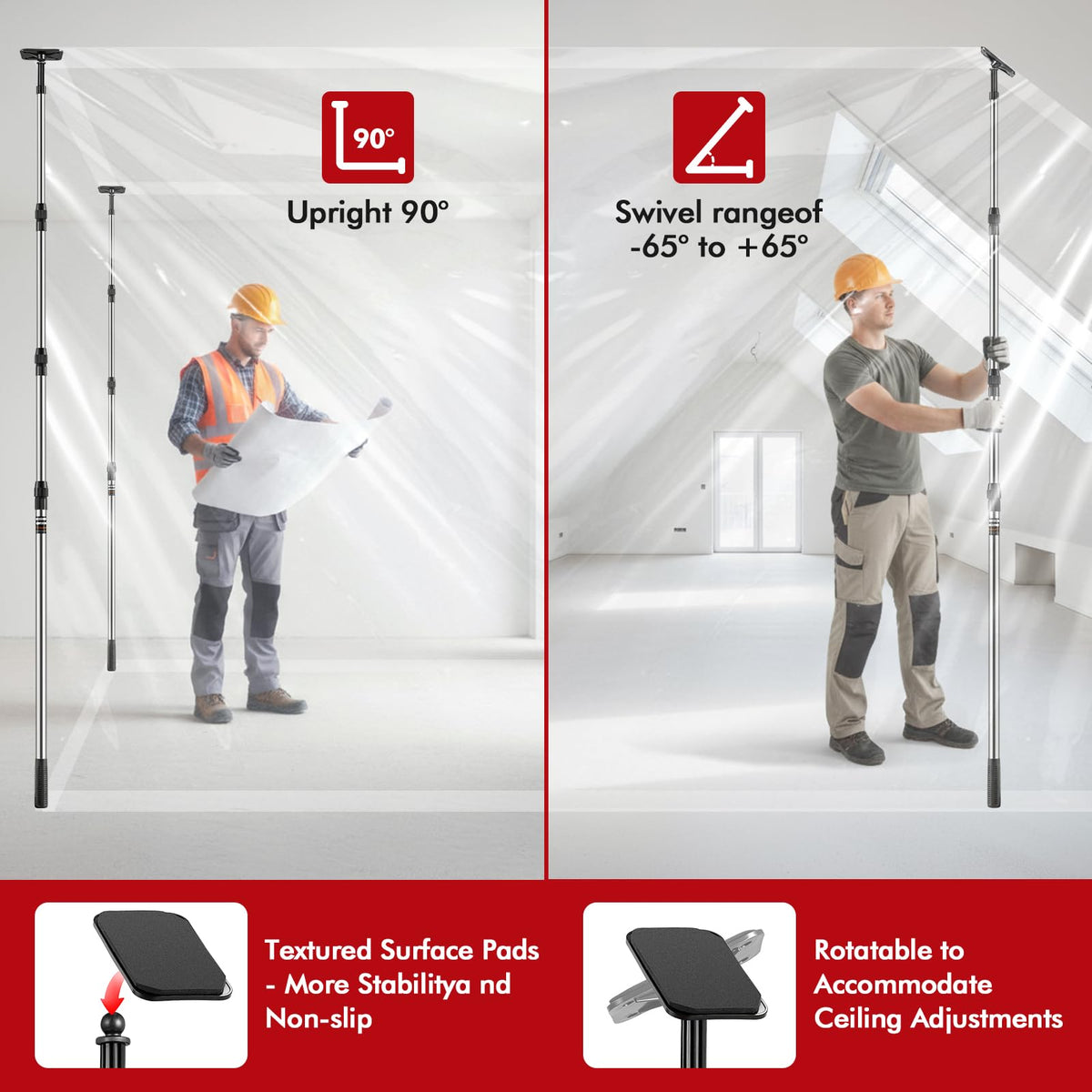 Teodute top clip and spring secure the barrier film.