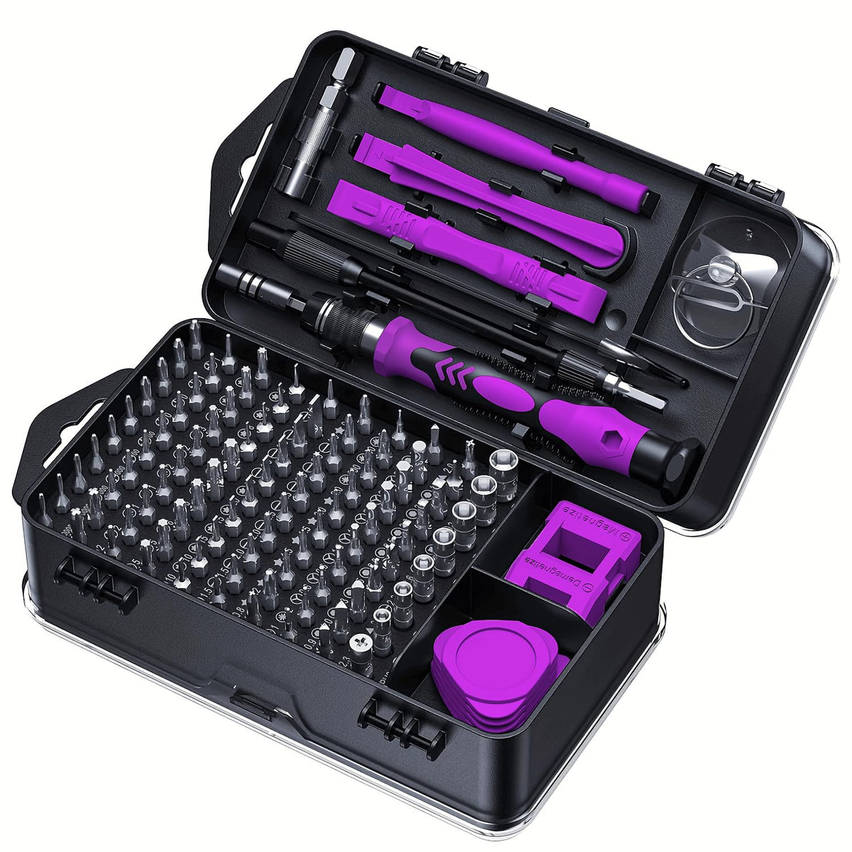TEOFix 115-in-1 precision screwdriver set in a compact box for portable repairs