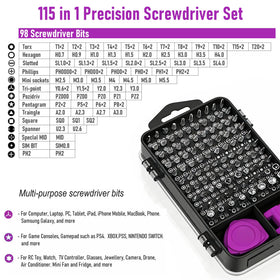 TEOFix precision screwdriver with magnetic bits and Torx Triwing for secure screws