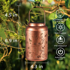 Tepaken bee-mushroom outdoor decor adds charm to yard evenings