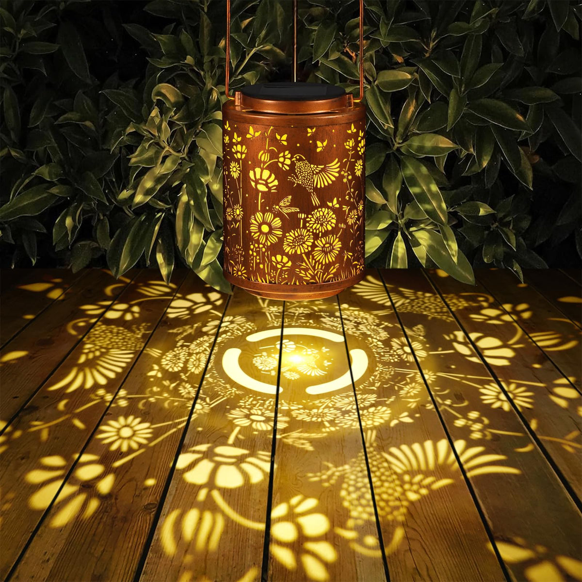 Tepaken garden decor powered by solar lights for cord-free setup