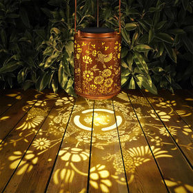 Tepaken garden decor powered by solar lights for cord-free setup