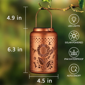 Tepaken IP65 waterproof outdoor lantern for all-weather yard lighting.