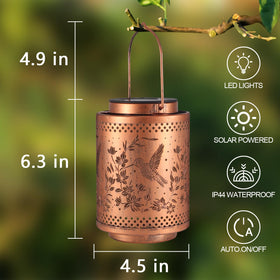Tepaken LED lantern provides energy-efficient warm glow for night-time spaces.