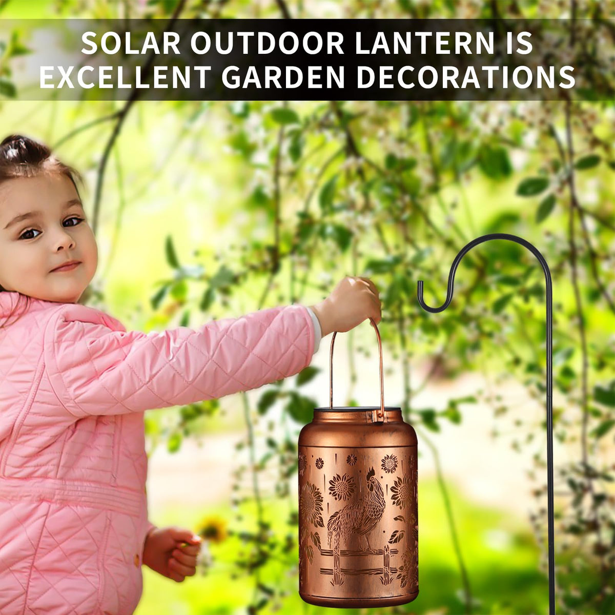 Porch-friendly Tepaken lantern brightens evenings without cords.
