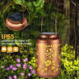 Tepaken solar lantern butterfly design adds charm to trees and porches
