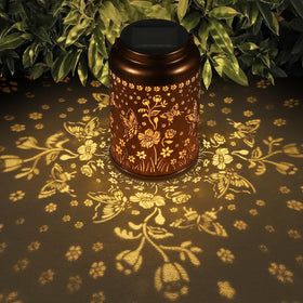 Tepaken solar lantern hummingbird garden light for warm outdoor ambiance
