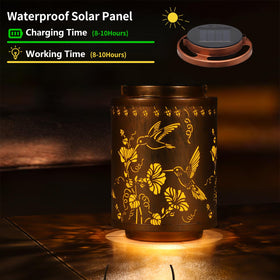 Tepaken solar lantern IP65 waterproof protects against rain and moisture.